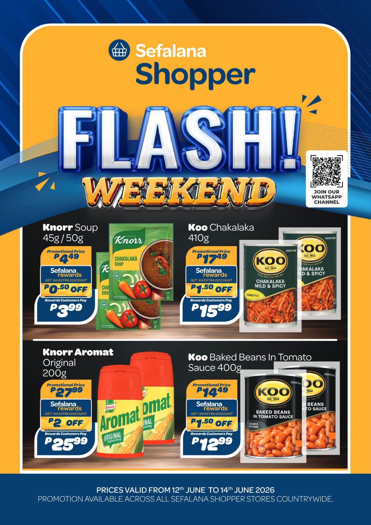 Sefalana Shopper Flash Weekend
